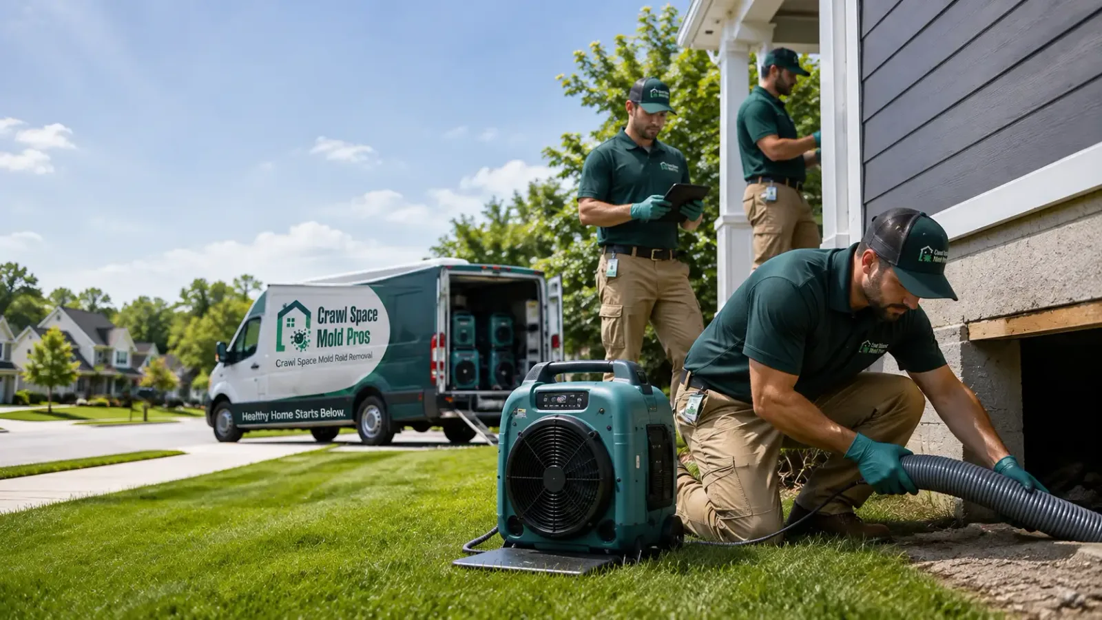Crawl Space Mold Removal in Linthicum Heights, MD